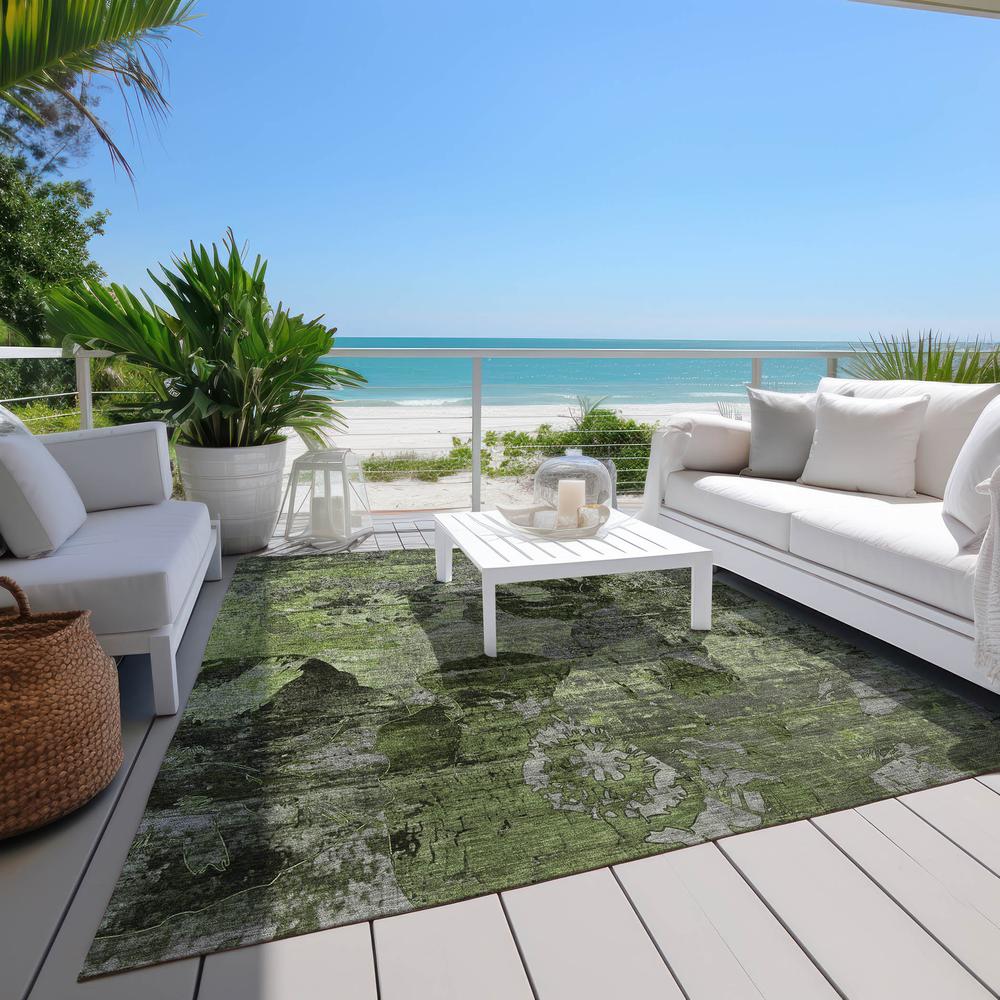 Chantille ACN555 Green 9' x 12' Rug. Picture 8