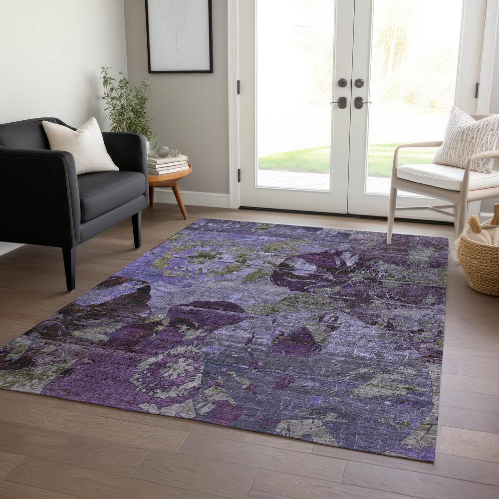 Chantille ACN555 Purple 9' x 12' Rug. Picture 6