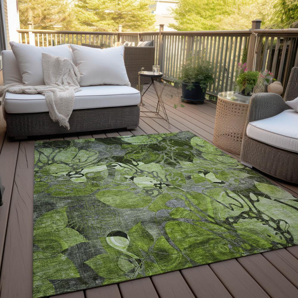 Chantille ACN558 Green 9' x 12' Rug. Picture 8