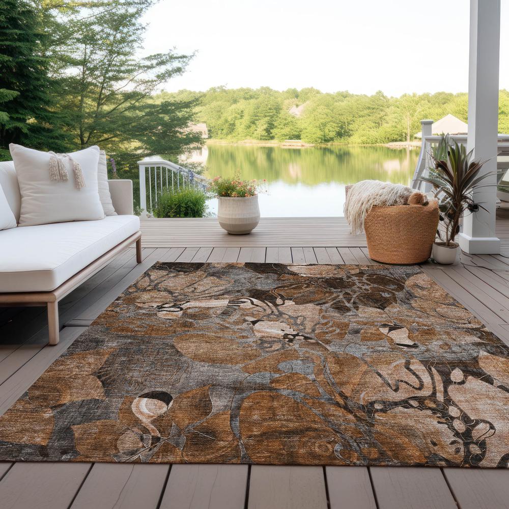 Chantille ACN558 Orange 9' x 12' Rug. Picture 8