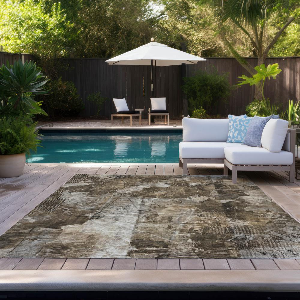 Chantille ACN560 Brown 9' x 12' Rug. Picture 9