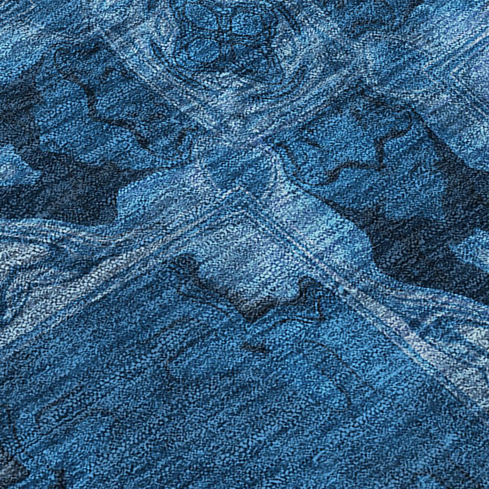 Chantille ACN564 Blue 5' x 7'6" Rug. Picture 5