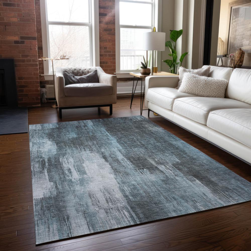 Chantille ACN567 Teal 9' x 12' Rug. Picture 6