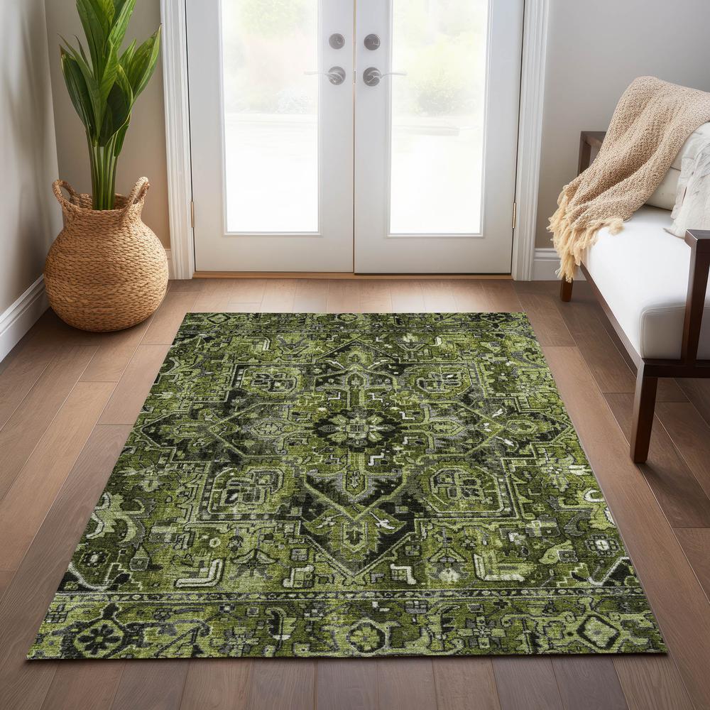 Chantille ACN570 Green 9' x 12' Rug. Picture 7