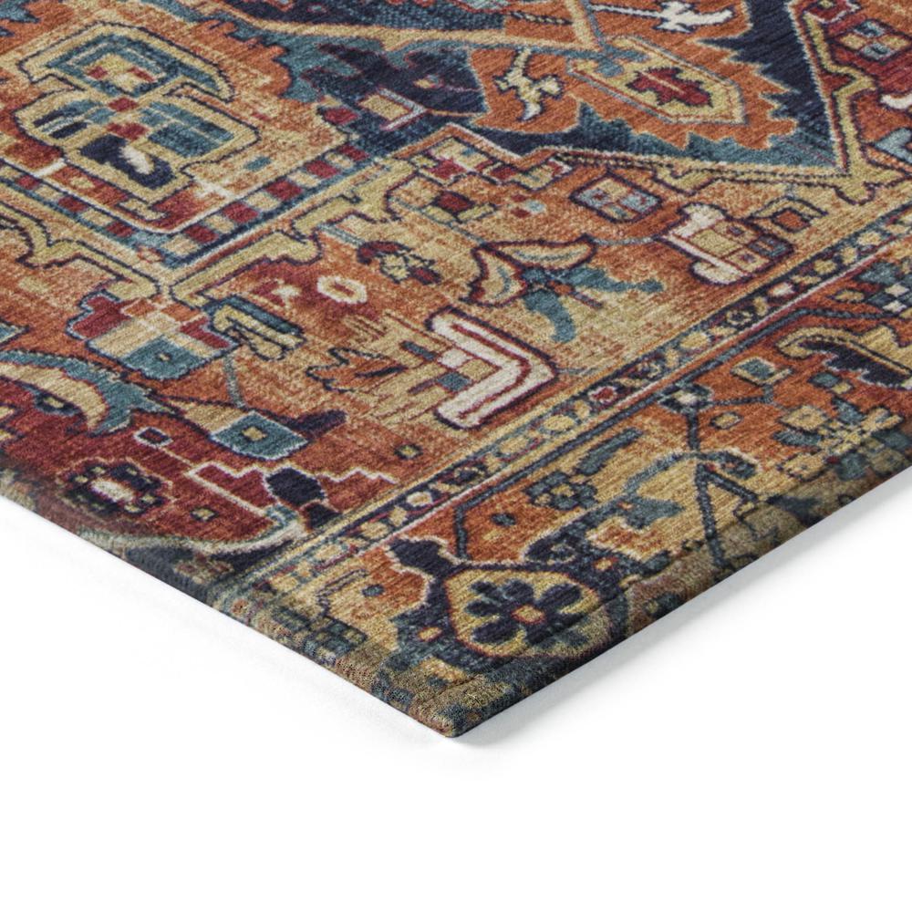 Chantille ACN570 Orange 5' x 7'6" Rug. Picture 3