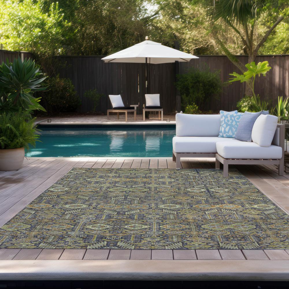 Chantille ACN574 Orange 9' x 12' Rug. Picture 9
