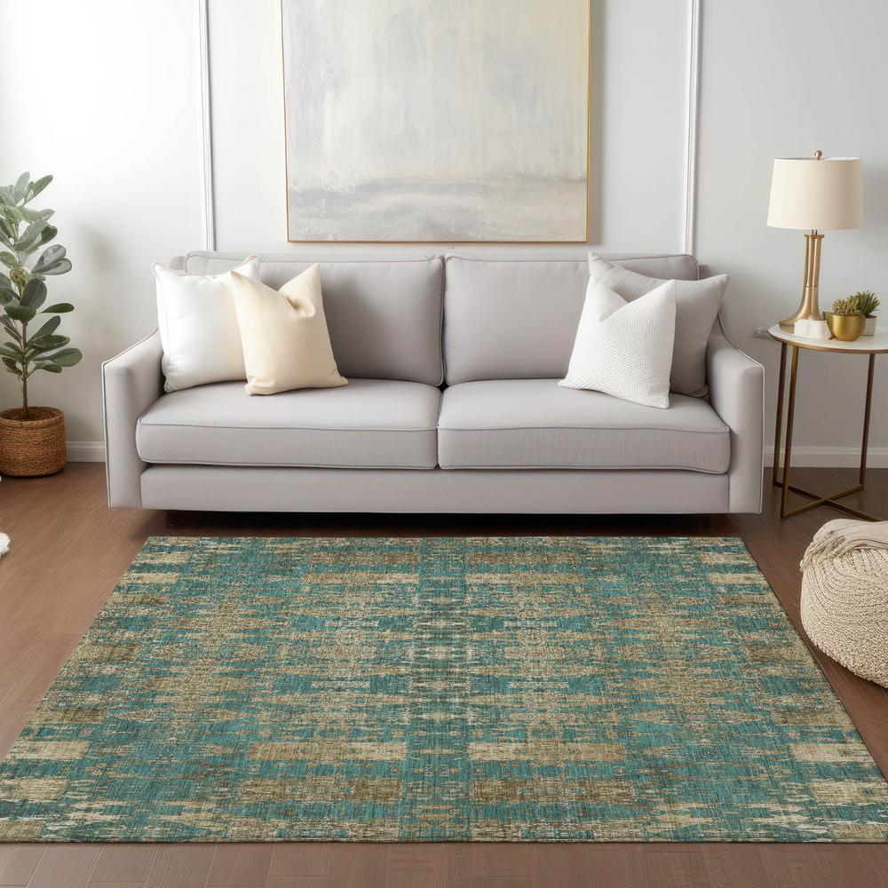 Chantille ACN580 Teal 9' x 12' Rug. Picture 6