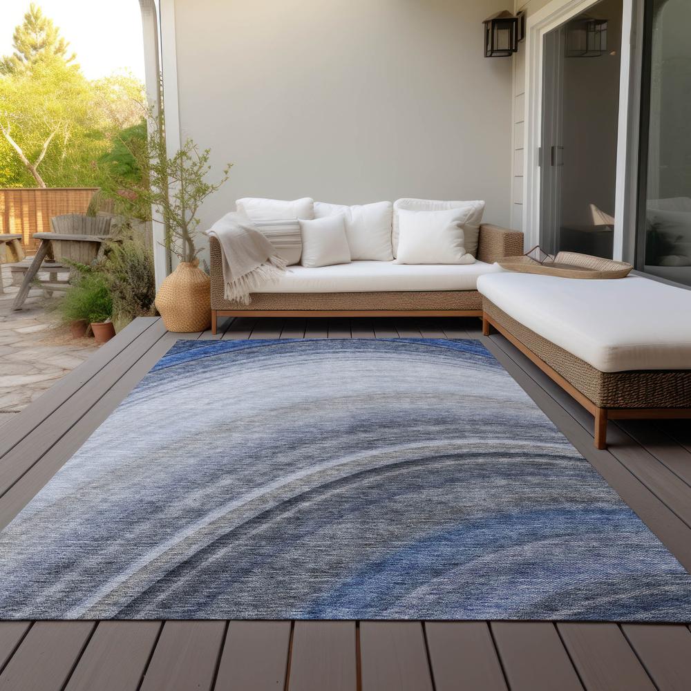 Chantille ACN584 Blue 5' x 7'6" Rug. Picture 8