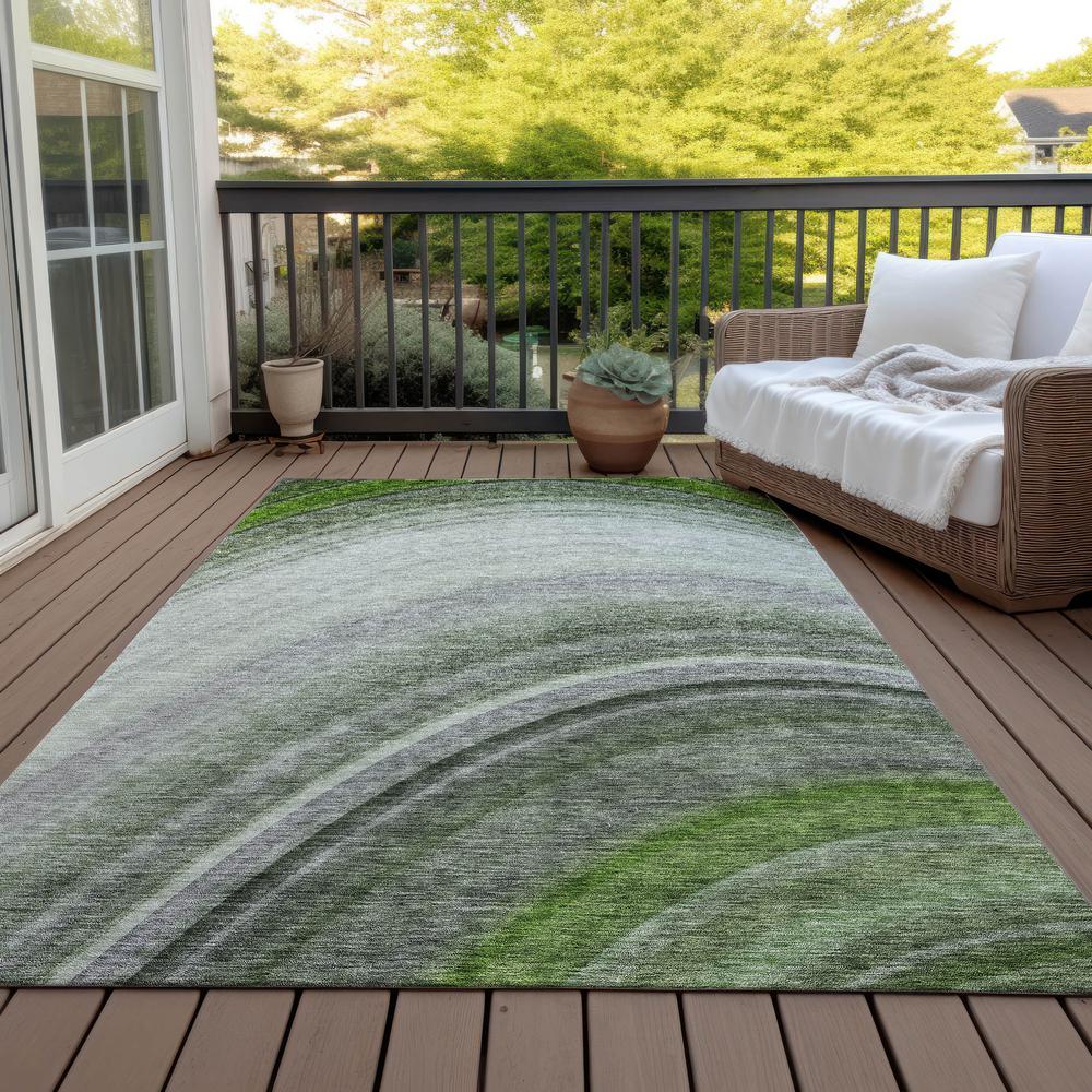 Chantille ACN584 Green 5' x 7'6" Rug. Picture 9