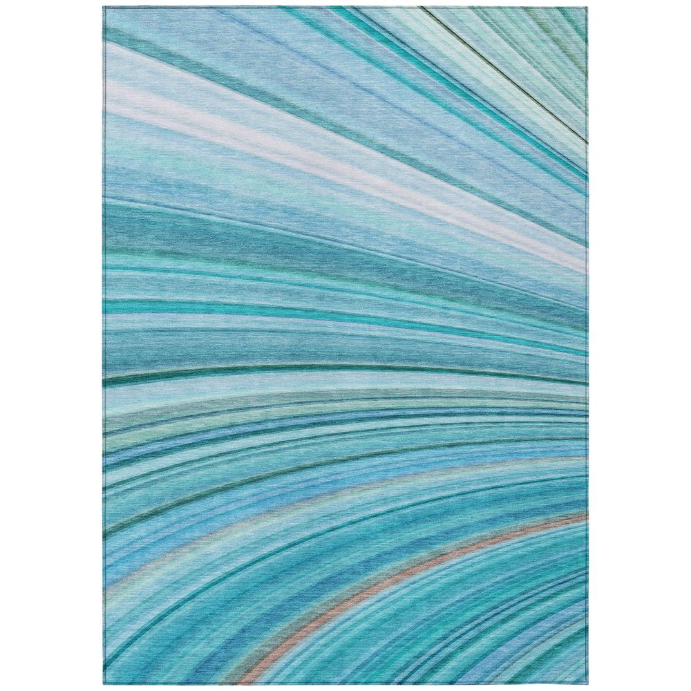 Chantille ACN585 Teal 9' x 12' Rug. Picture 1