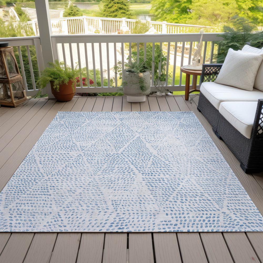 Chantille ACN591 Blue 5' x 7'6" Rug. Picture 8