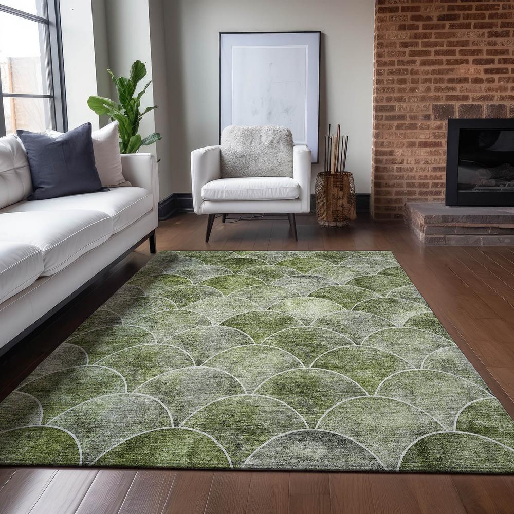Chantille ACN594 Green 9' x 12' Rug. Picture 6
