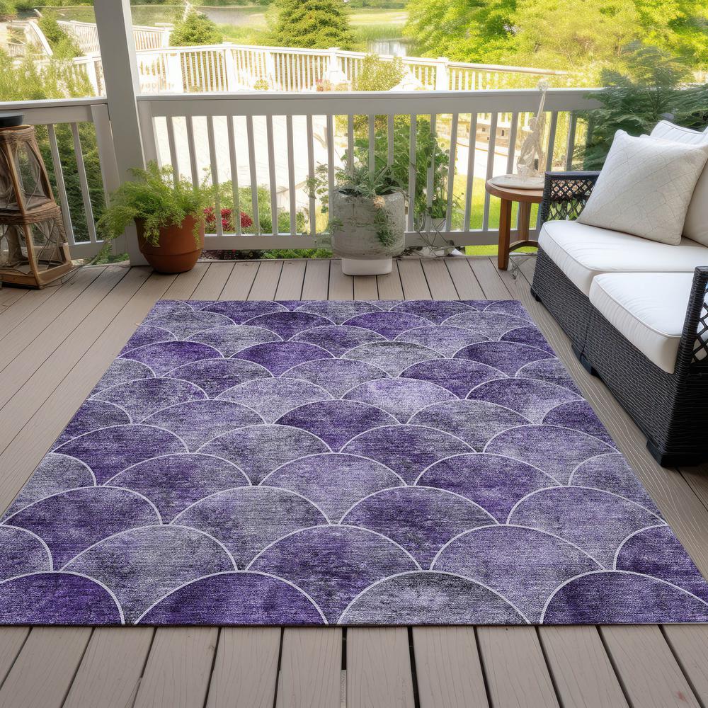 Chantille ACN594 Purple 5' x 7'6" Rug. Picture 8