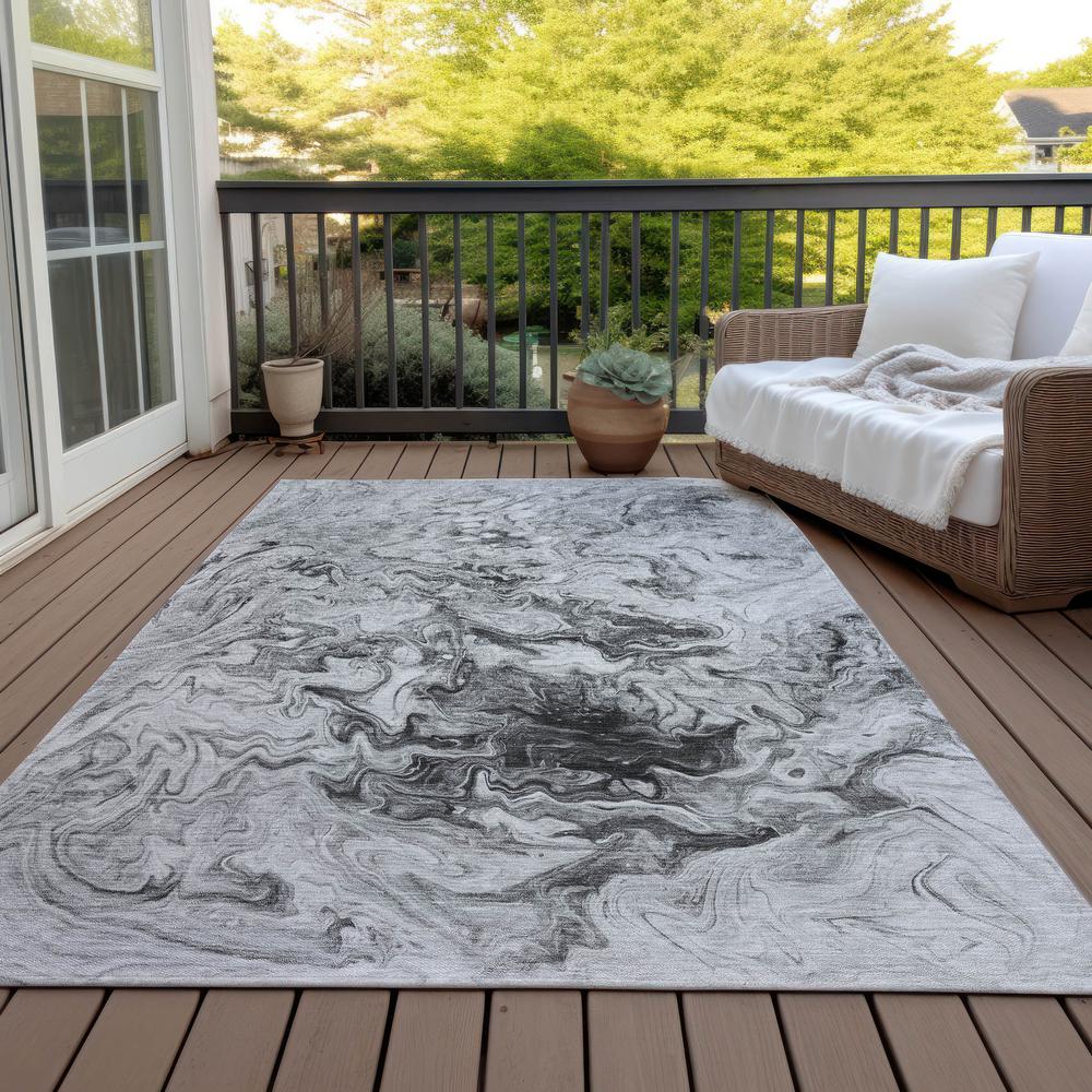 Chantille ACN603 Gray 5' x 7'6" Rug. Picture 8