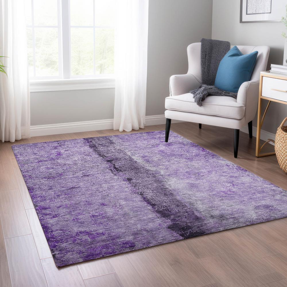 Chantille ACN605 Purple 9' x 12' Rug. Picture 6
