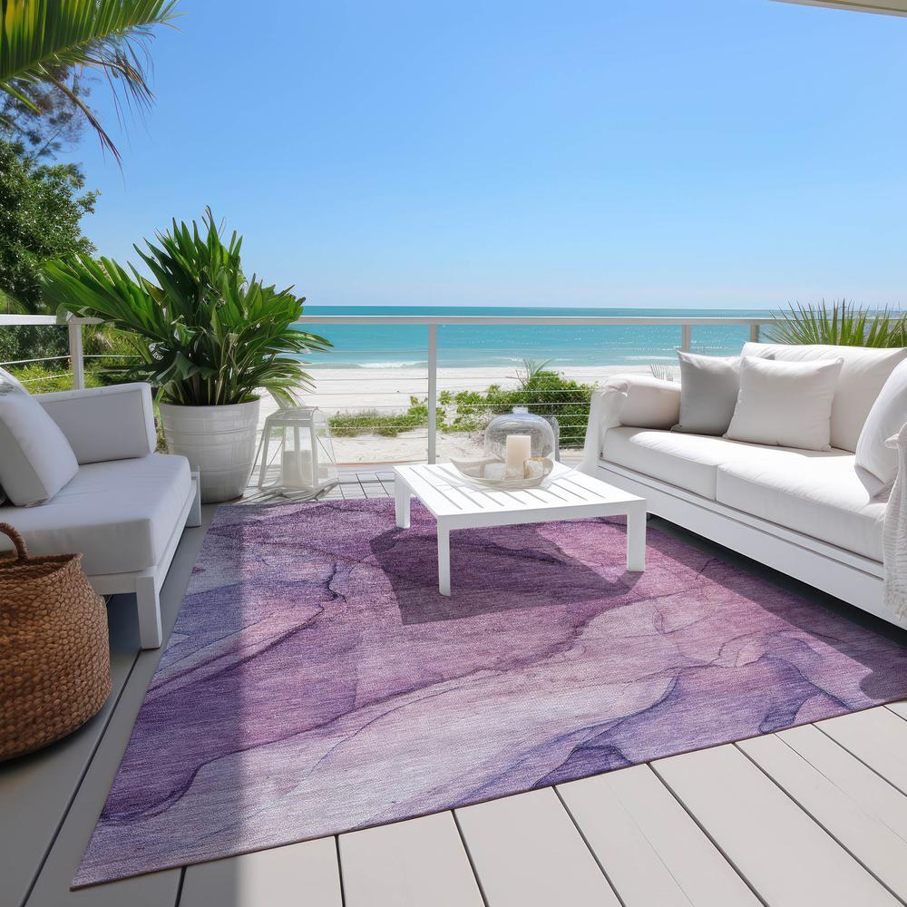 Chantille ACN607 Purple 5' x 7'6" Rug. Picture 8