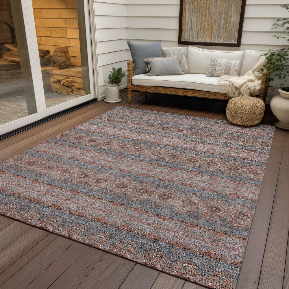 Chantille ACN615 Orange 5' x 7'6" Rug. Picture 9