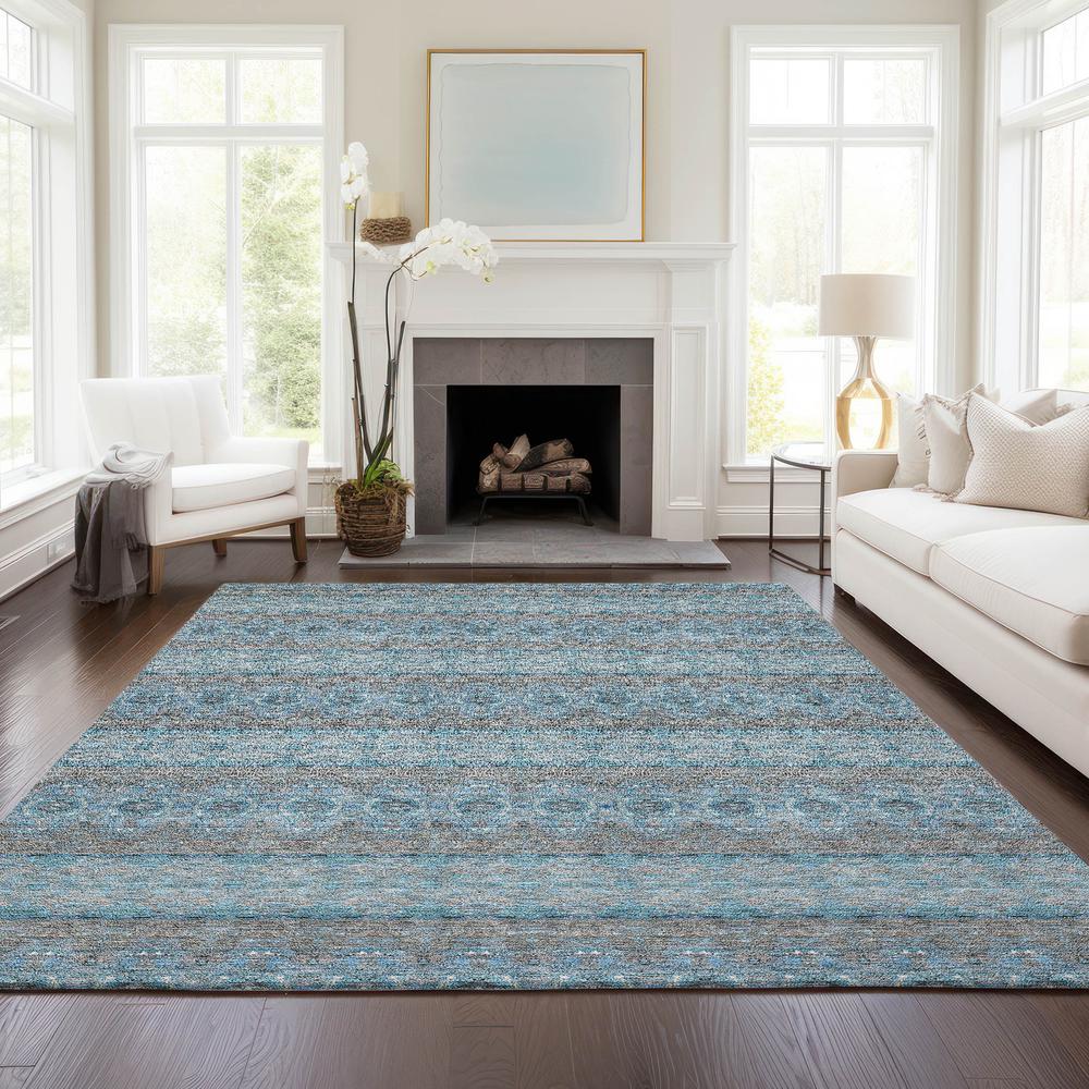Chantille ACN615 Teal 9' x 12' Rug. Picture 6