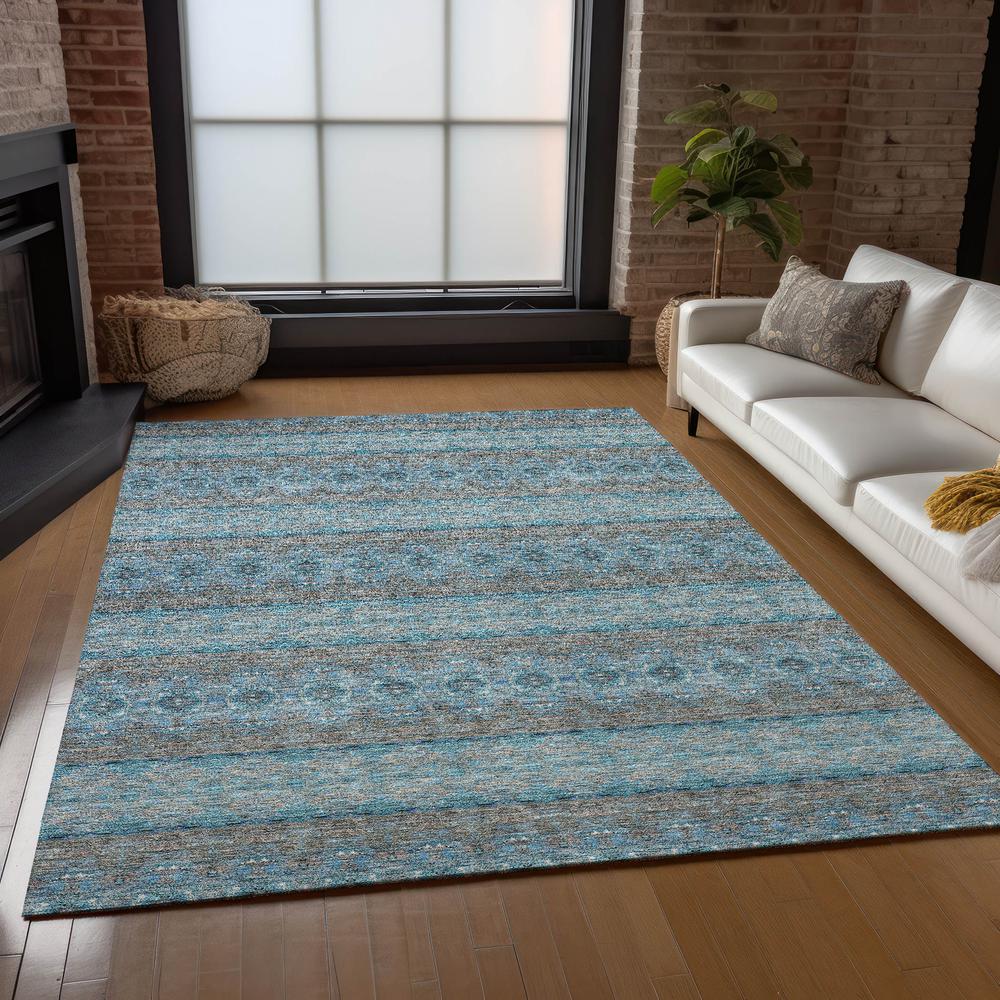 Chantille ACN615 Teal 9' x 12' Rug. Picture 7
