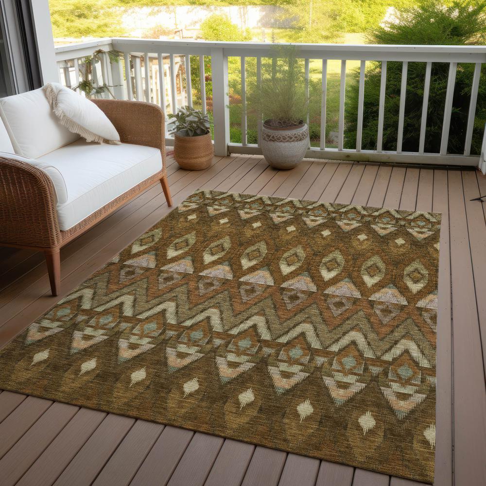 Chantille ACN617 Brown 5' x 7'6" Rug. Picture 8