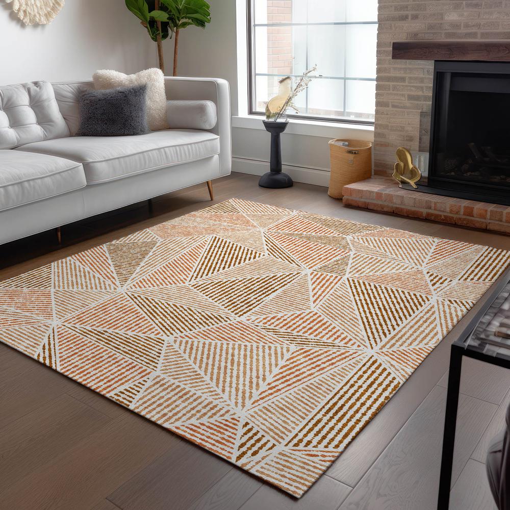 Chantille ACN618 Orange 9' x 12' Rug. Picture 7