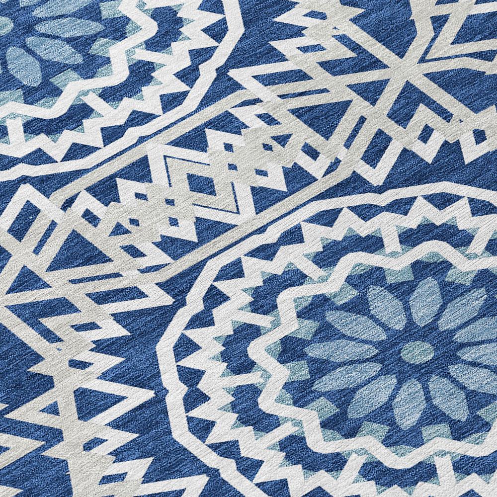 Chantille ACN619 Blue 5' x 7'6" Rug. Picture 5