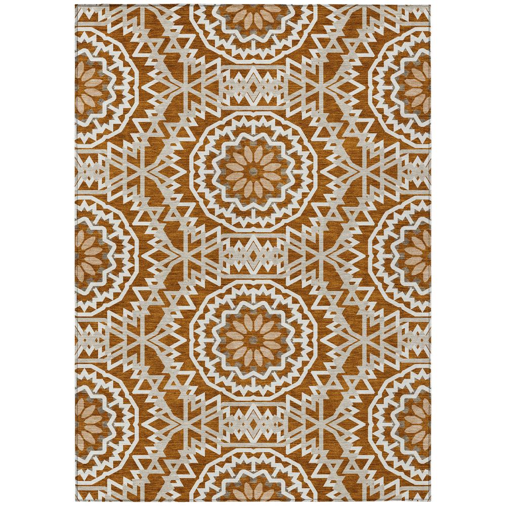 Chantille ACN619 Orange 9' x 12' Rug. Picture 1