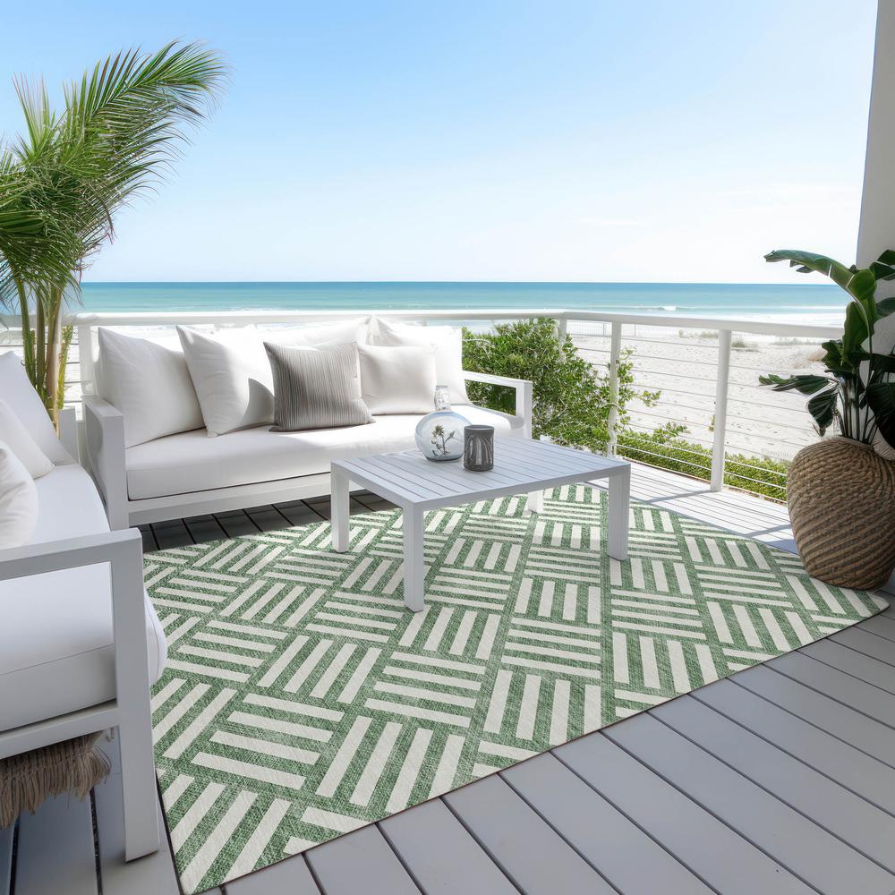 Chantille ACN620 Green 5' x 7'6" Rug. Picture 8