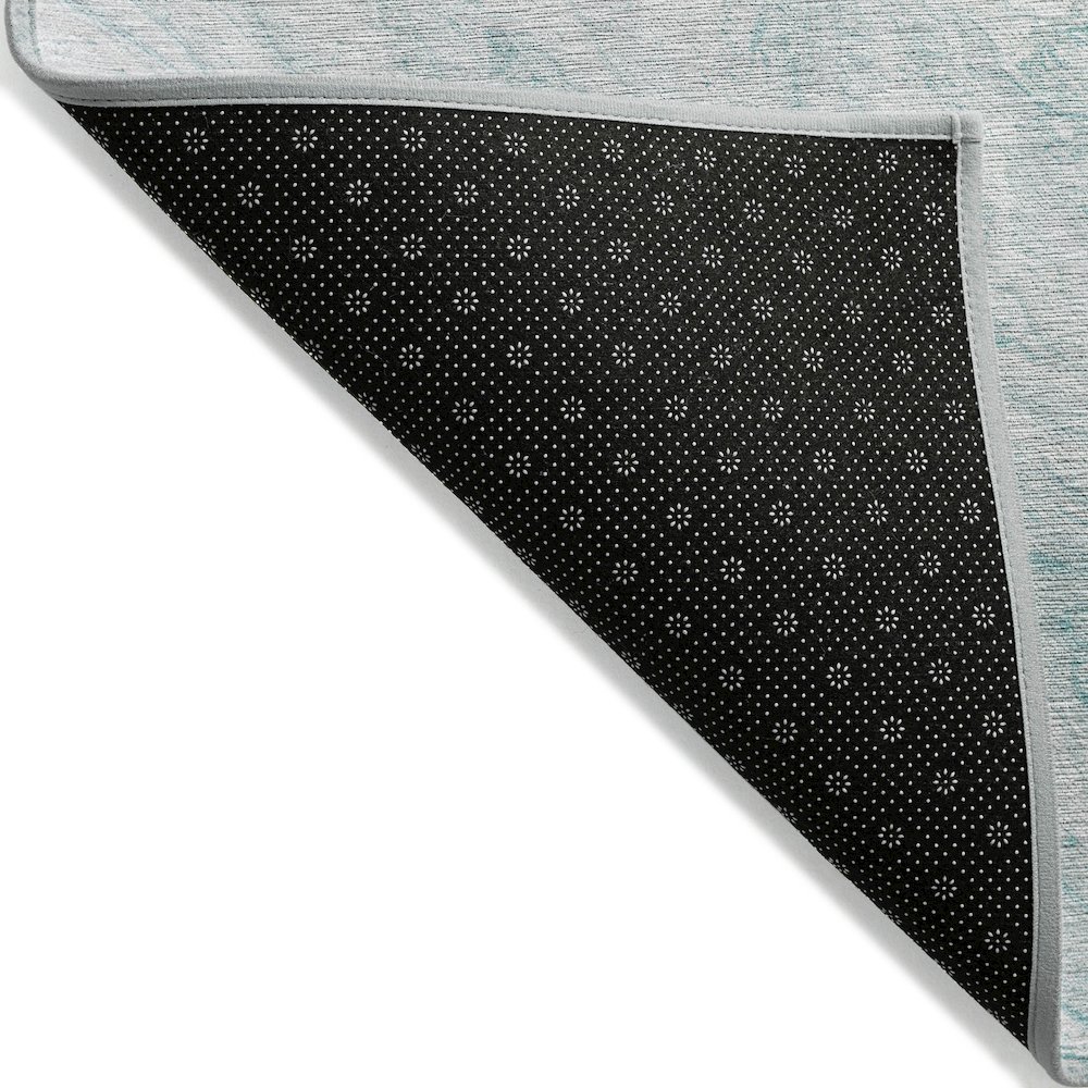 Chantille ACN640 Teal 5' x 7'6" Rug. Picture 2