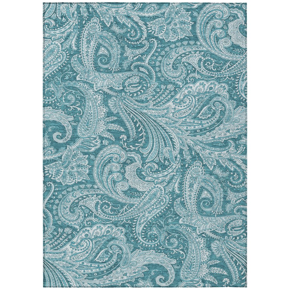 Chantille ACN654 Teal 9' x 12' Rug. Picture 1
