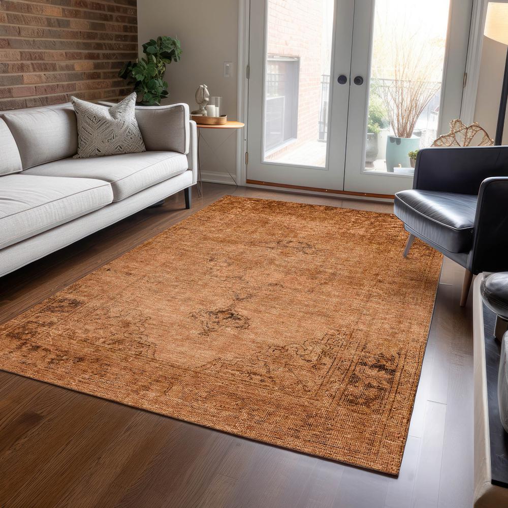 Chantille ACN658 Orange 9' x 12' Rug. Picture 6