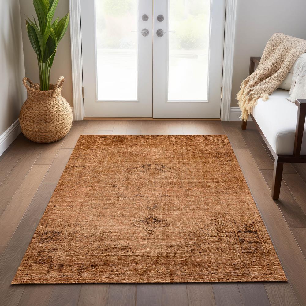 Chantille ACN658 Orange 9' x 12' Rug. Picture 7