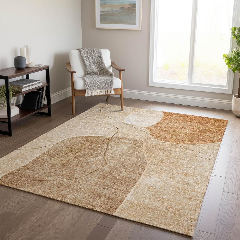 Chantille ACN672 Orange 9' x 12' Rug. Picture 7