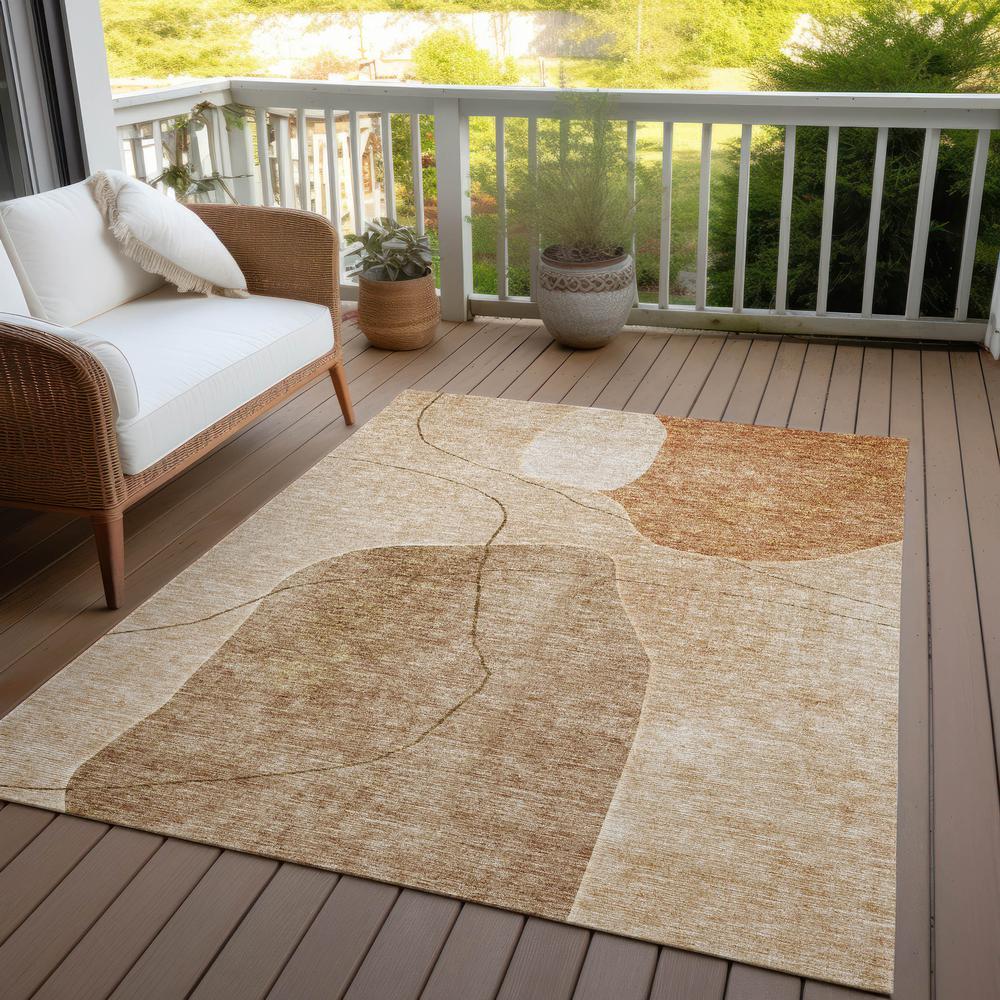 Chantille ACN672 Orange 9' x 12' Rug. Picture 10