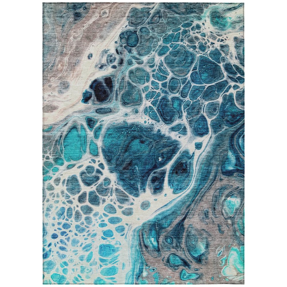 Chantille ACN682 Teal 9' x 12' Rug. Picture 1