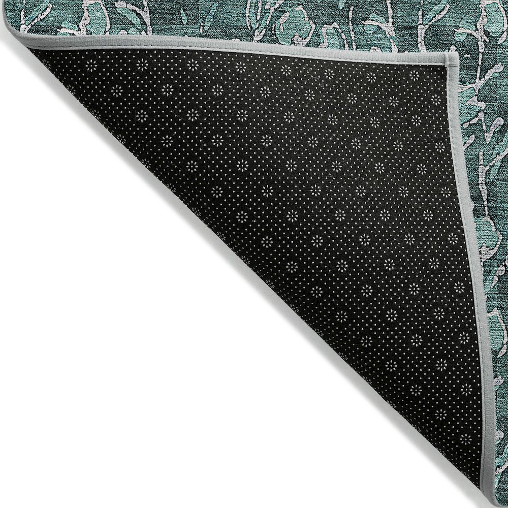 Chantille ACN692 Teal 5' x 7'6" Rug. Picture 2