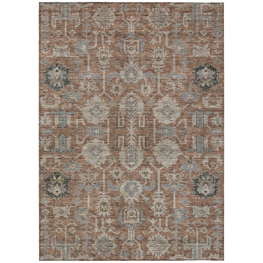 Chantille ACN697 Orange 9' x 12' Rug. Picture 1