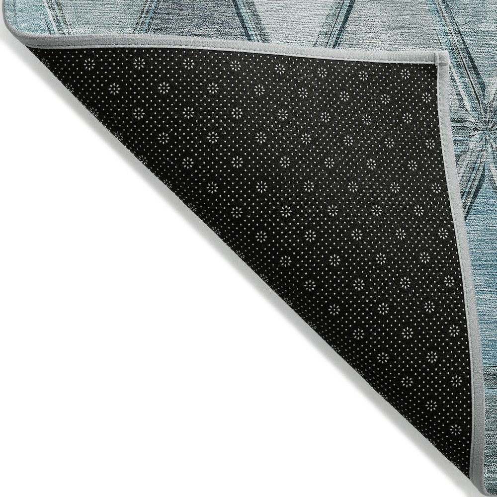 Chantille ACN722 Teal 5' x 7'6" Rug. Picture 2