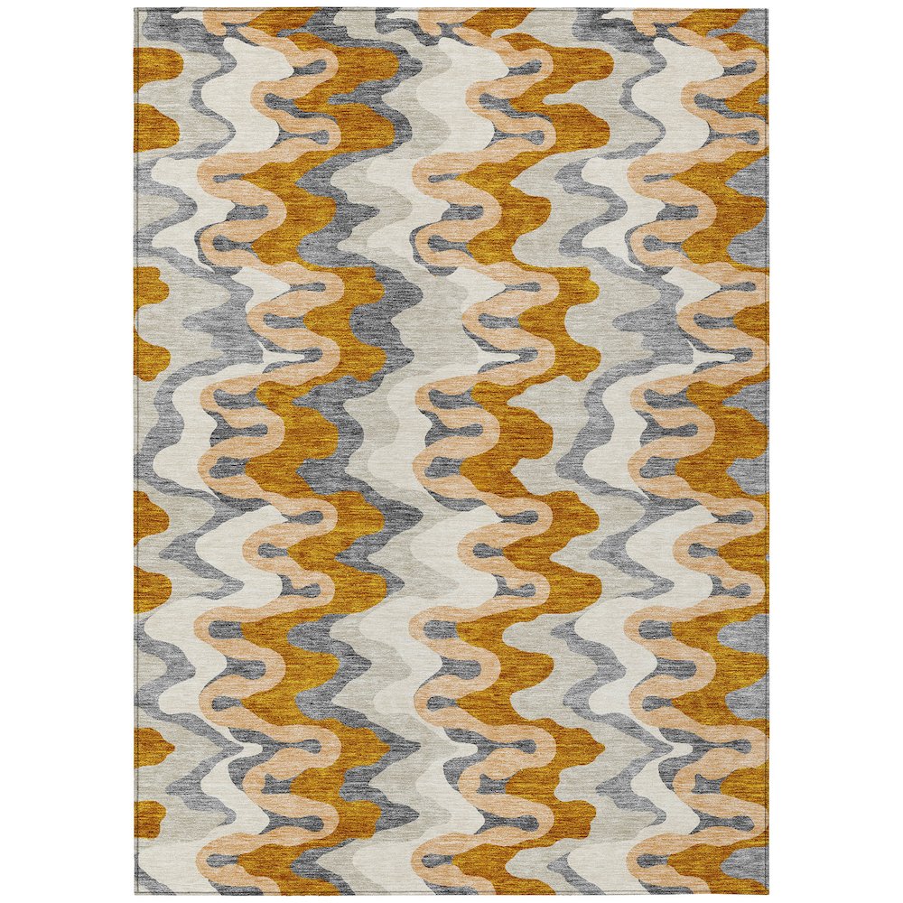Chantille ACN750 Orange 9' x 12' Rug. Picture 1