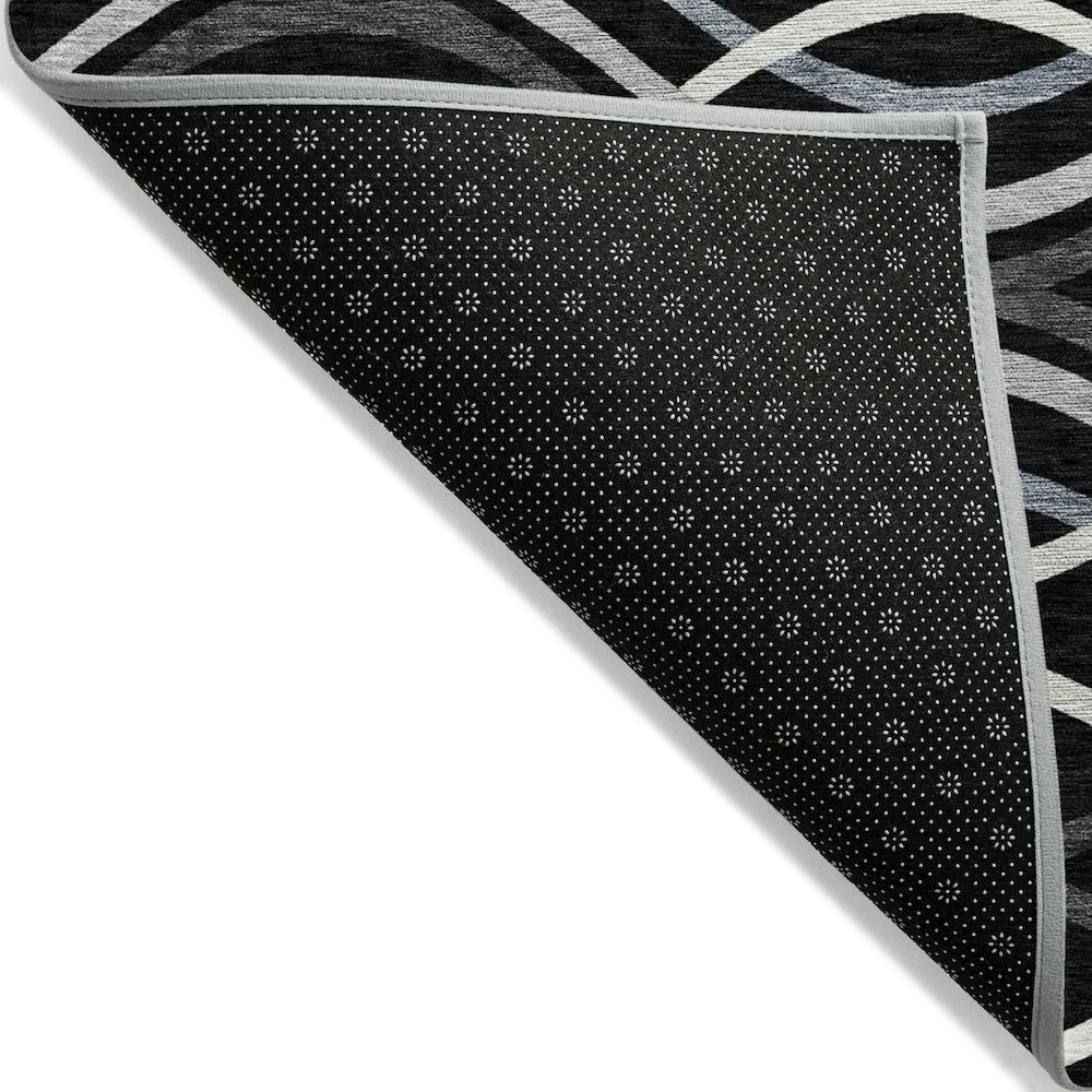 Chantille ACN757 Black 5' x 7'6" Rug. Picture 2