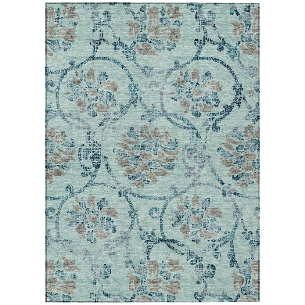 Chantille ACN762 Teal 9' x 12' Rug. Picture 1