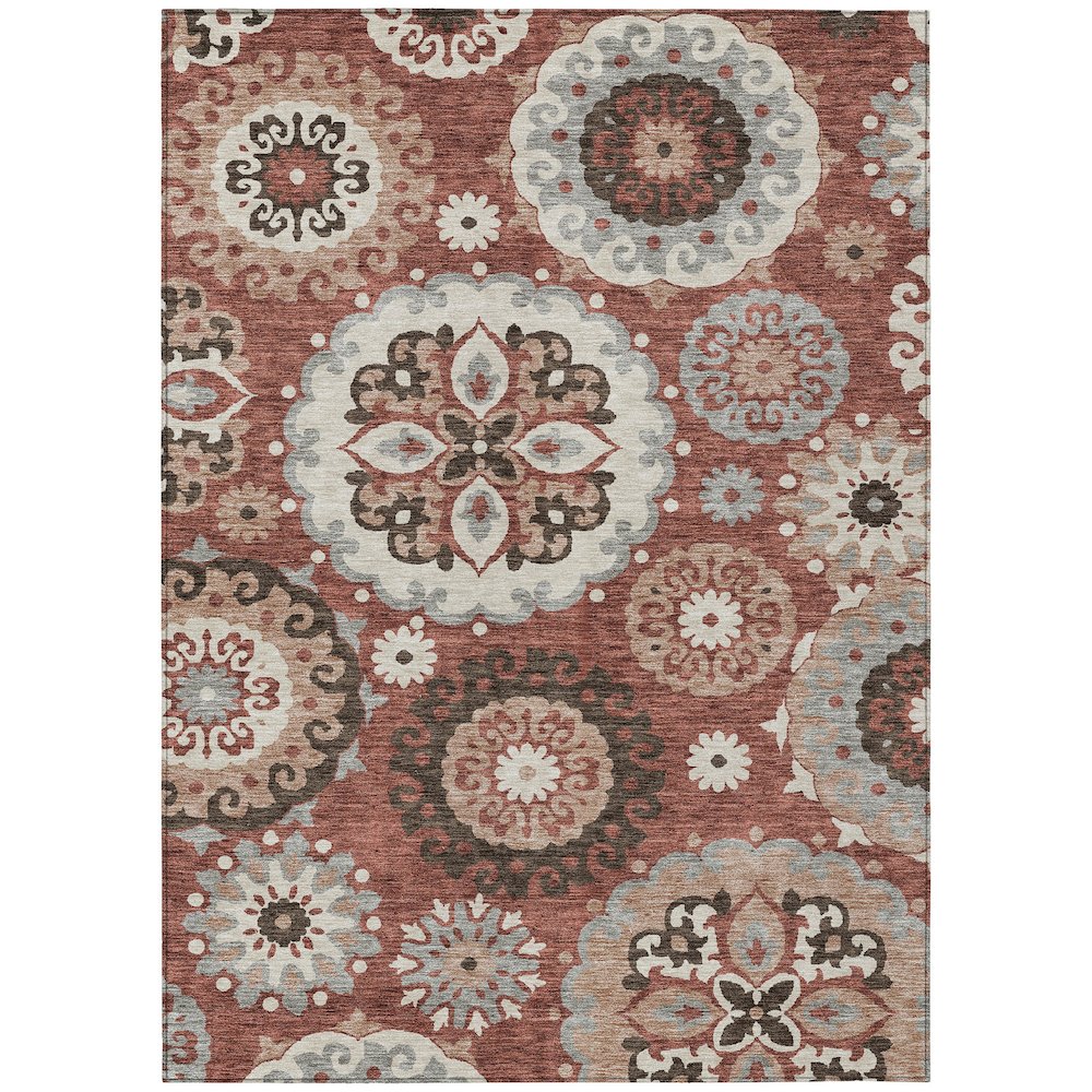 Chantille ACN763 Orange 9' x 12' Rug. Picture 1