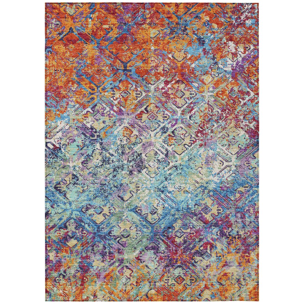 Chantille ACN768 Orange 9' x 12' Rug. Picture 1