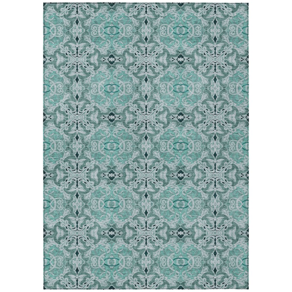Chantille ACN783 Teal 9' x 12' Rug. Picture 1