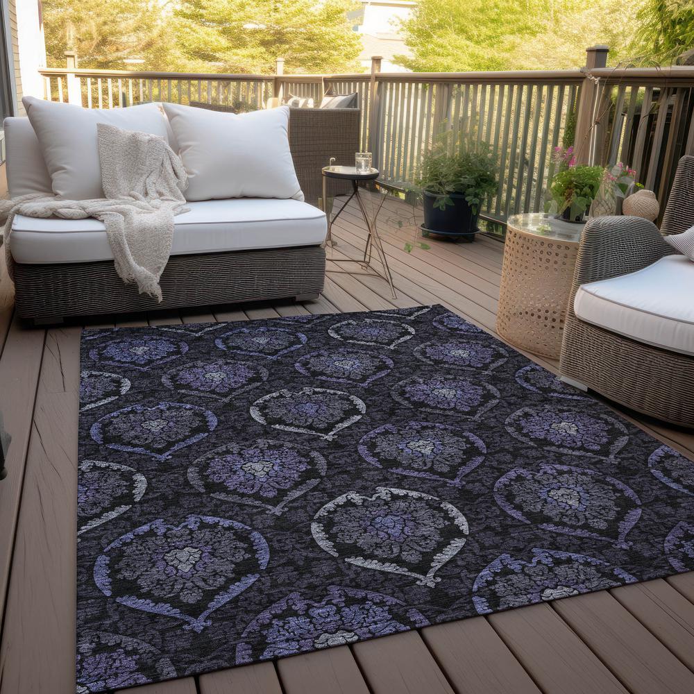 Chantille ACN809 Purple 9' x 12' Rug. Picture 7