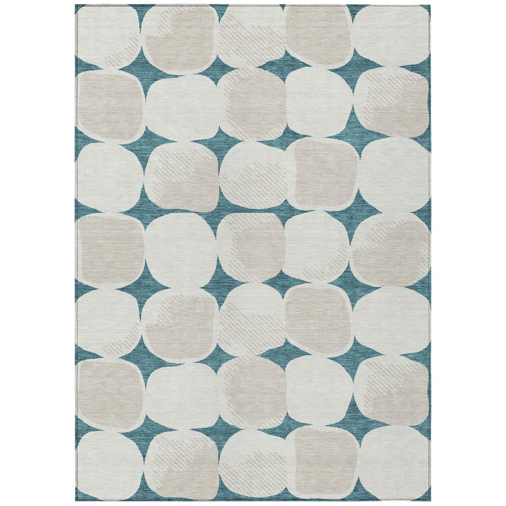 Chantille ACN870 Teal 9' x 12' Rug. Picture 1