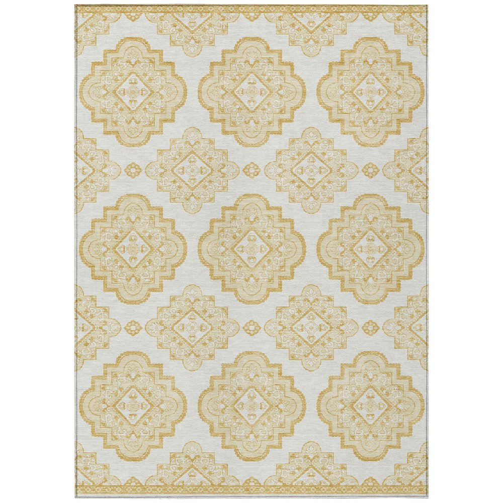 Chantille ACN878 Gold 9' x 12' Rug. Picture 1