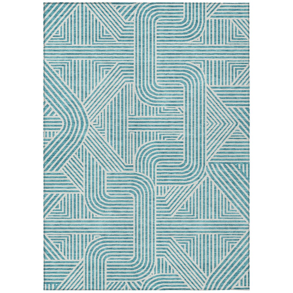 Chantille ACN917 Teal 9' x 12' Rug. Picture 1