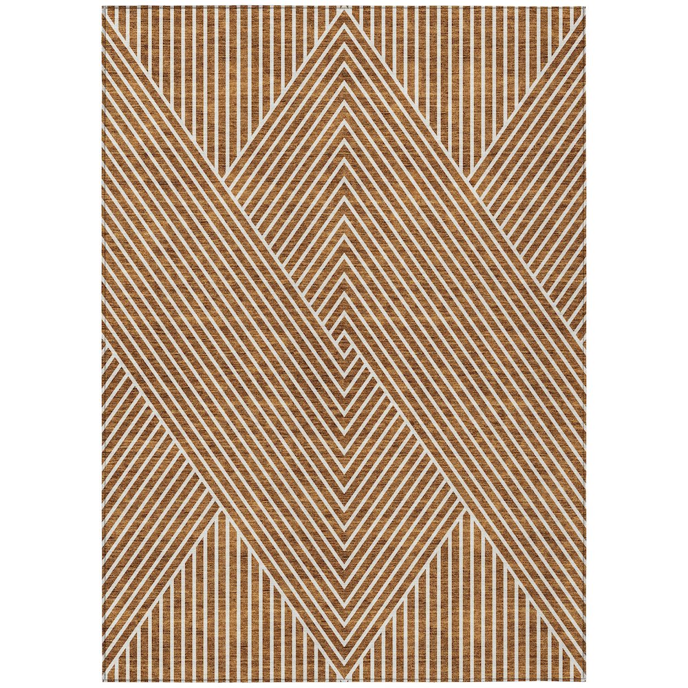 Chantille ACN937 Orange 9' x 12' Rug. Picture 1