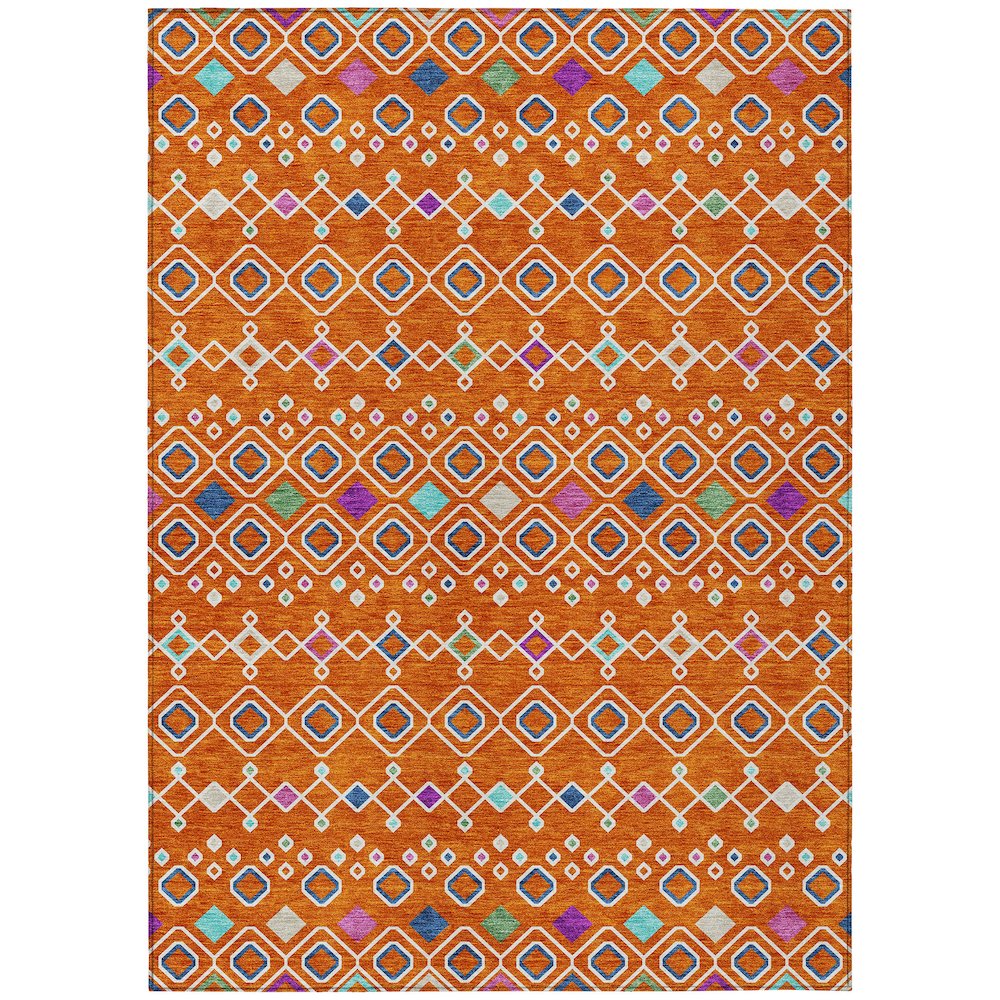 Chantille ACN938 Orange 9' x 12' Rug. Picture 1
